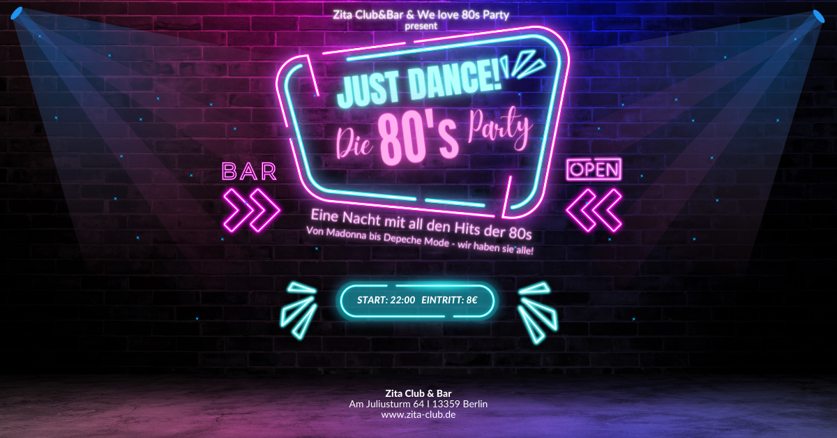 JUST DANCE - Die 80's Party